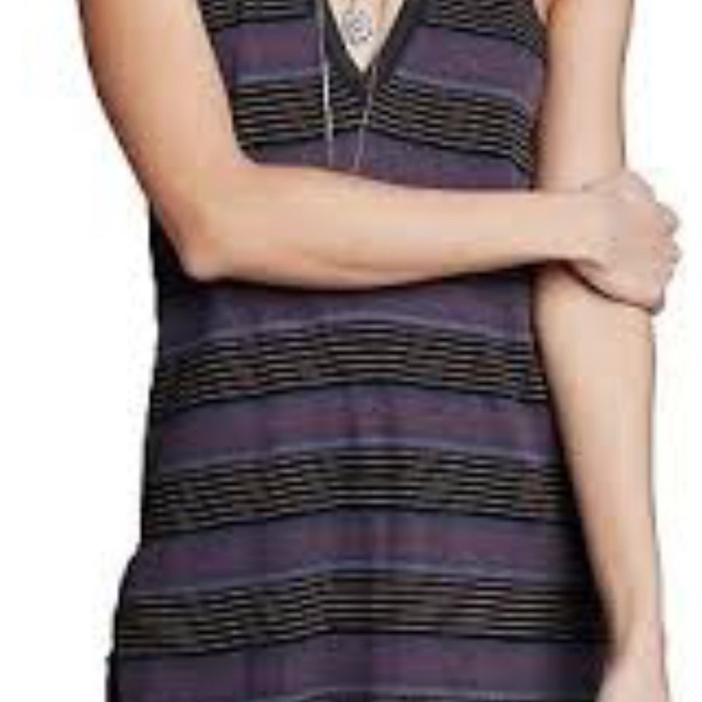 Free People Loui Striped Tunic small- never worn